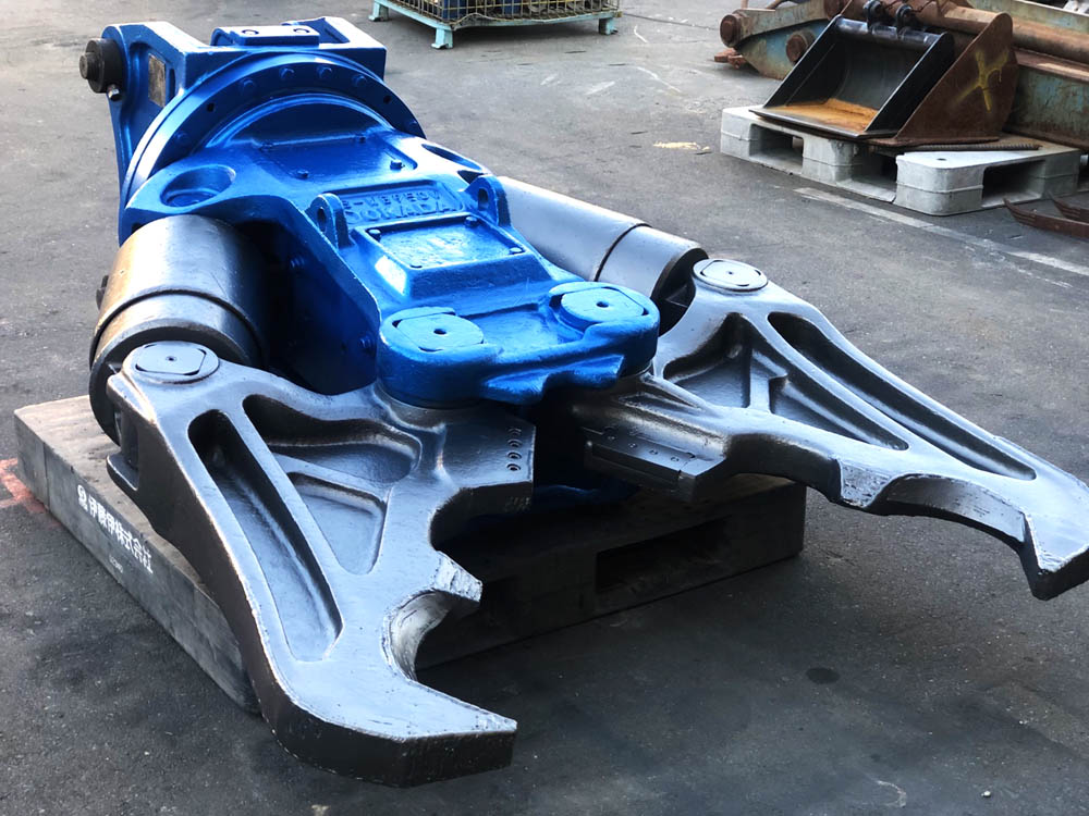 0.45用大割圧砕機　TS-WB950V　オカダアイヨン製　ユンボ中古アタッチメント　建機　圧砕機　解体⑫
