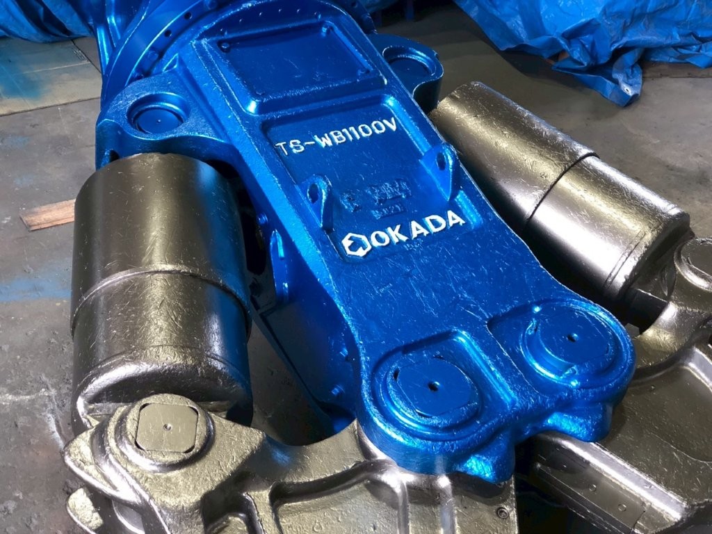 TS-WB1100V,CR07-070,中古機,ショベル,ユンボ,大割機,オカダアイヨン,0.7用,アタッチメント