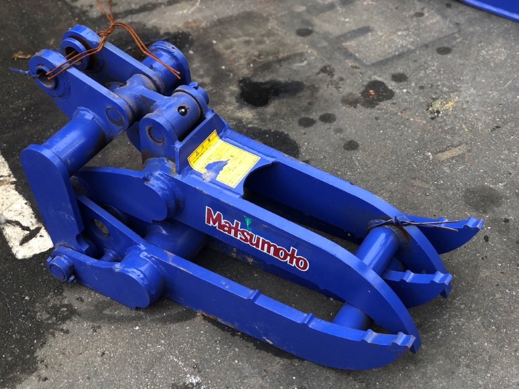 SP3-30,松本製作所,フォーククロー,機械式クロー,中古機,ショベル,ユンボ,新古良品
