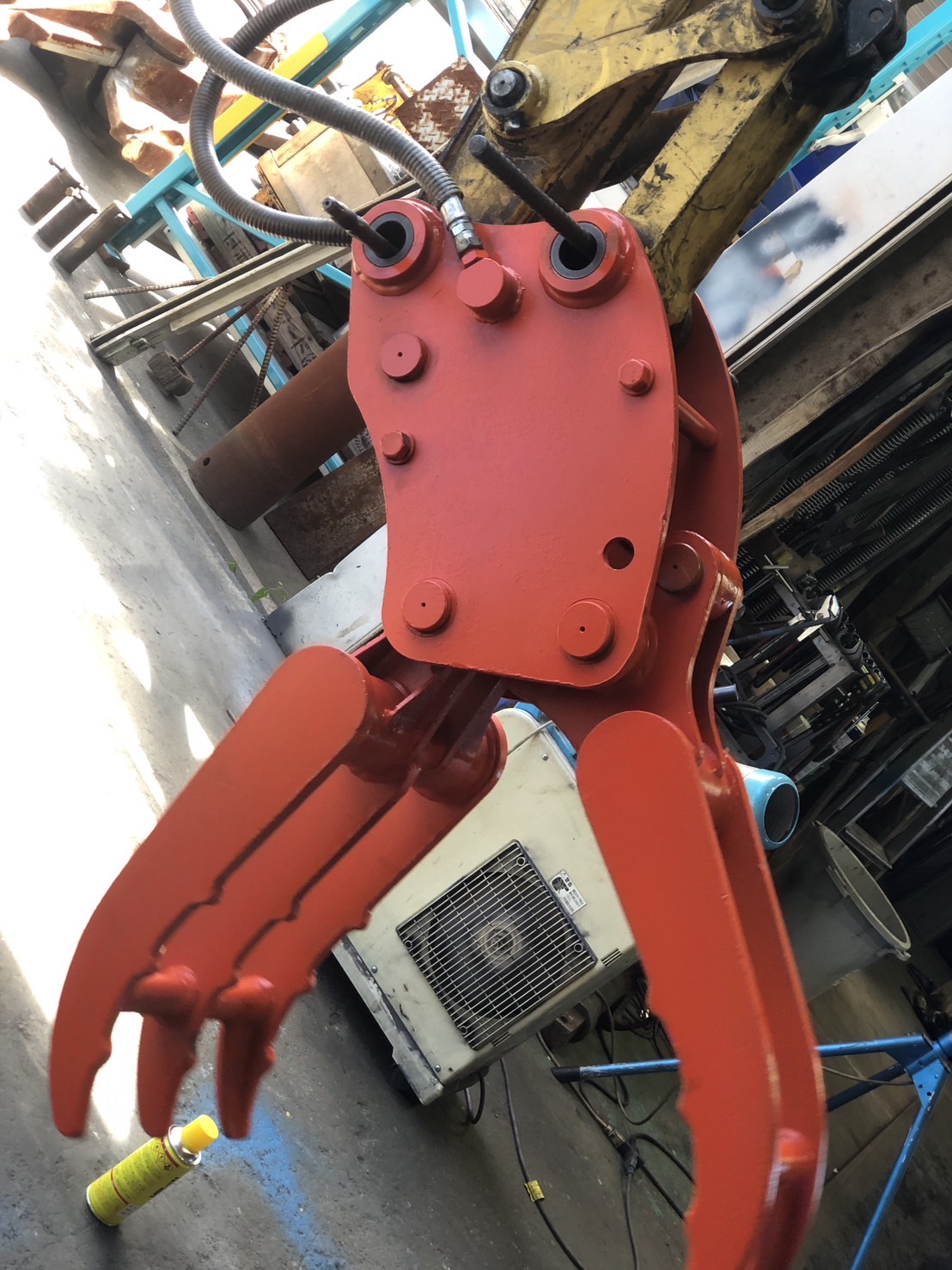 ユンボ,アタッチメント,油圧ショベル,チルトクロー,首振り,油圧ｸﾛｰ,はさみ,0.1用